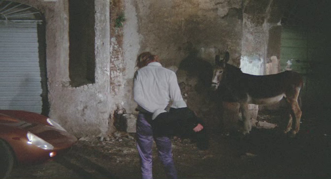 Screengrab from Toby Dammit, 1968, Federico Fellini