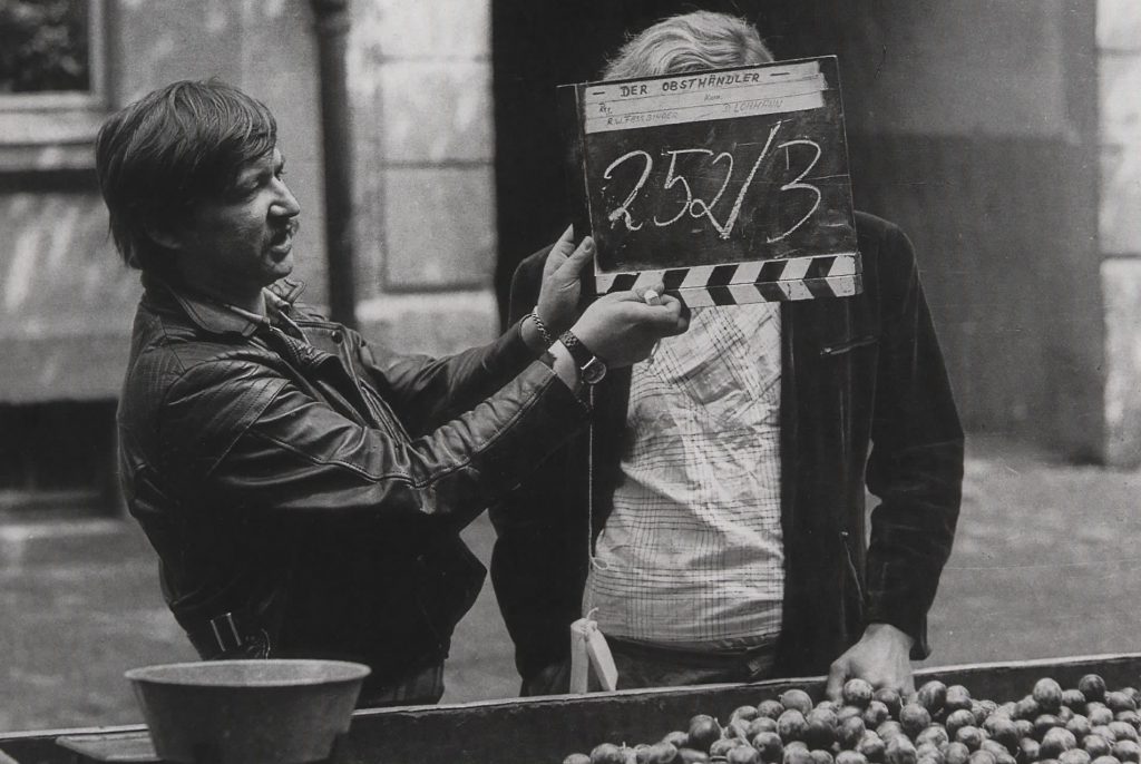 Fassbinder shooting The Merchant of the Four Seasons (1972)